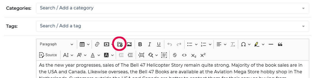 add a pdf to your blog